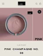 LAB Paint Wallpaint 1 liter Pink champagne no. 98, Doe-het-zelf en Verbouw, Verf, Beits en Lak, Nieuw, Ophalen of Verzenden, Verf
