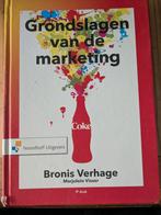 Bronis Verhage - Grondslagen van de marketing, Gelezen, Ophalen of Verzenden, Economie en Marketing, Bronis Verhage; Marjolein Visser