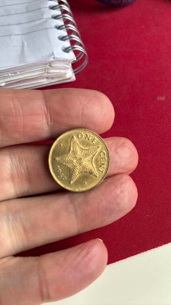 Bahama eilanden 1 cent 1969, Ophalen of Verzenden, Midden-Amerika