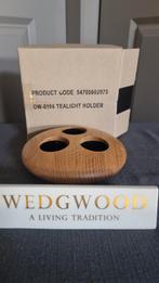 Wedgwood houten waxinehouder voor 3 waxinekaarsjes, Overige materialen, Nieuw, Ophalen of Verzenden, Kom(men)
