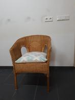 rieten stoeltje, Huis en Inrichting, Ophalen, Gebruikt, Bruin, Riet of Rotan