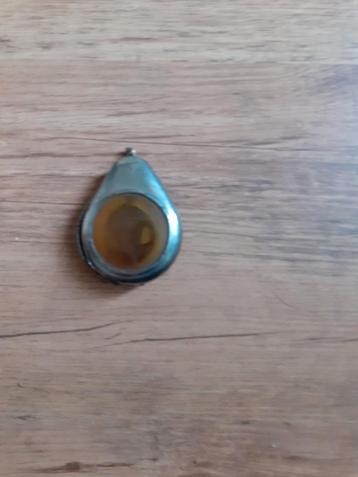 Oude brocante zakhorloge houder portre montre  beschikbaar voor biedingen