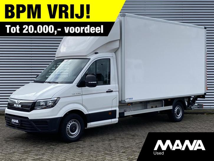 MAN TGE WORDT VERWACHT 3.140 Bakwagen NIEUW Dhollandia laadk, Auto's, Bestelauto's, Bedrijf, Te koop, ABS, Airconditioning, Alarm