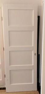 Oude paneeldeur jaren 40 / 50 binnendeur kastdeur goed, Minder dan 80 cm, Gebruikt, Ophalen, 200 tot 215 cm