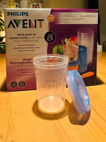 Nieuwe avent bewaarpotjes 180ml en 240ml voor babyvoeding beschikbaar voor biedingen