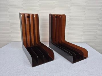 Vintage vinylrek Discofoon. Transparant bruin. beschikbaar voor biedingen