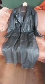 Leren lange solex jas, Ophalen of Verzenden, Gebruikt
