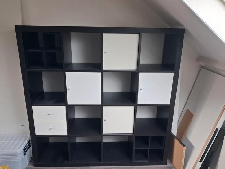 Kast met vakken en deuren, Huis en Inrichting, Kasten | Boekenkasten, Zo goed als nieuw, 100 tot 150 cm, 150 tot 200 cm, 25 tot 50 cm