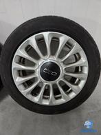 Originele Fiat 500 4x98 velgen 185/55R15 zomerbanden Goodyea, Gebruikt, 15 inch, Banden en Velgen, Personenwagen