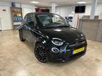 Fiat 500 La Prima 42 kWh | Full Led | Carplay | Cabrio | Key, Auto's, Cabriolet, 4 stoelen, Zwart, Leder