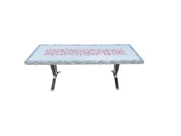 Vintage mozaïek salontafel  beschikbaar voor biedingen