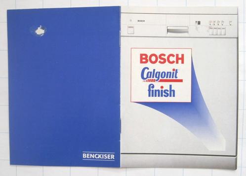 Folder Calgonit & Bosch, Verzamelen, Merken en Reclamevoorwerpen, Gebruikt, Overige typen, Ophalen of Verzenden