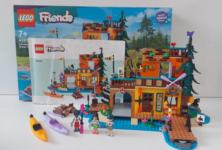 Lego Friends 42626 Avonturenkamp Watersporten, Kinderen en Baby's, Speelgoed | Duplo en Lego, Zo goed als nieuw, Lego, Complete set