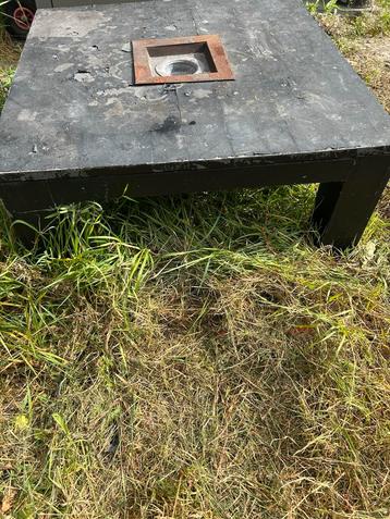 Gratis teak houten Salontafel - Opknapper