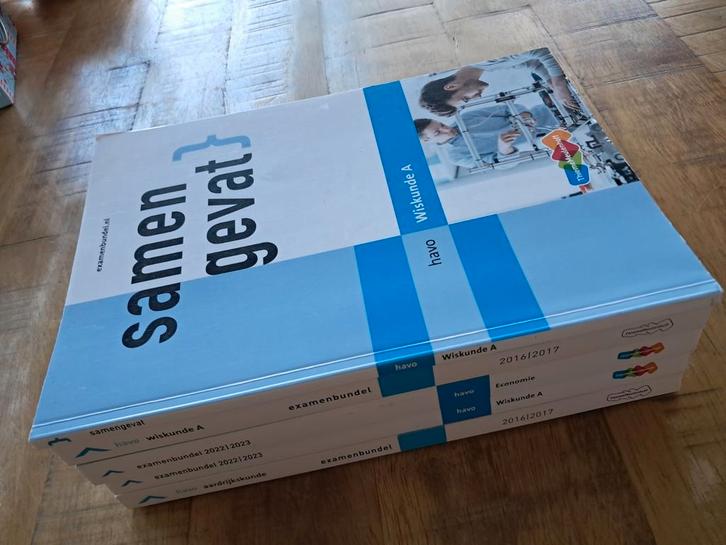 examenbundels, 5 stuks, Boeken, Schoolboeken, Zo goed als nieuw, HAVO, Ophalen