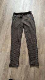 G-Maxx dames broek/legging S bruin geruit met goud glitter, Maat 38/40 (M), Bruin, Nieuw, Ophalen of Verzenden