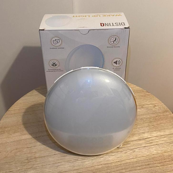 Distinq Wake Up Light - Nieuw in doos!, Huis en Inrichting, Lampen | Vloerlampen, Nieuw, Minder dan 100 cm, Kunststof, Verzenden