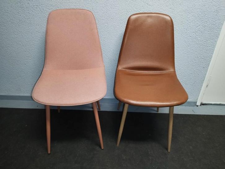 Eetkamerstoelen 6 st stoelen, Huis en Inrichting, Stoelen, Zo goed als nieuw, Bruin, Ophalen of Verzenden