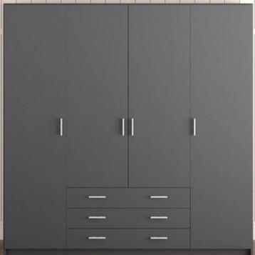 Kledingkast Sprint 4 deurs beschikbaar voor biedingen