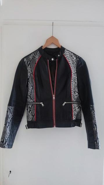 Dames jas nep leer maat 36 S leather look beschikbaar voor biedingen