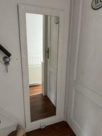 Witte rechthoekige spiegel lijst - barok style, Huis en Inrichting, Ophalen, Gebruikt, 150 tot 200 cm, Rechthoekig