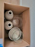 Vazen en pan, Ophalen, Gebruikt, Overige kleuren, Glas