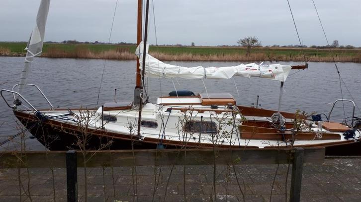 Mast en giek zeilboot (Primaat v.d. S.) event. schip comp, Watersport en Boten, Zeilen en Zeiltoebehoren, Gebruikt, Toebehoren