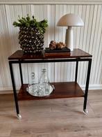 DESIGN SIDE TABLE 70’s, Ophalen, Gebruikt, Metaal of Aluminium, 60 cm of meer