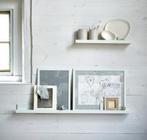 2 Schilderijenplank, wit, 115 cm, Ophalen, Zo goed als nieuw