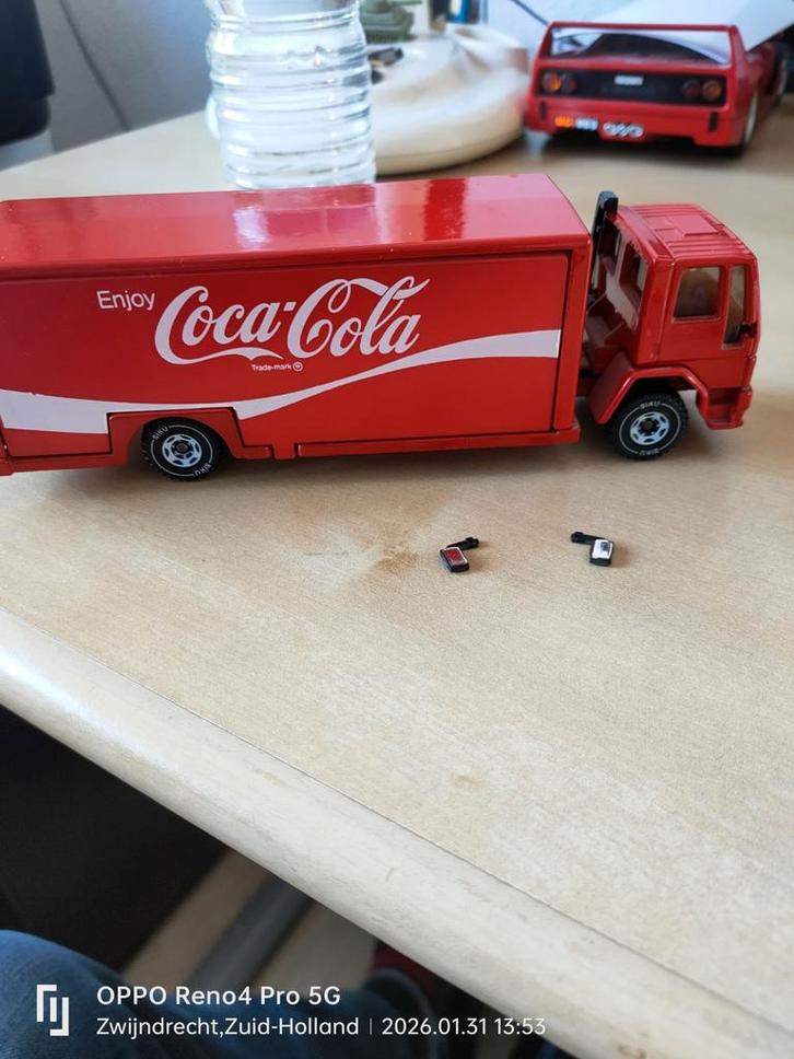 Siku Coca Cola, Hobby en Vrije tijd, Modelauto's | 1:50, Zo goed als nieuw, Bus of Vrachtwagen, SIKU, Ophalen of Verzenden
