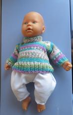 Chou Chou pop36 poppenkleertjes poppenkleding gebreid set155, Ophalen of Verzenden, Nieuw, Babypop