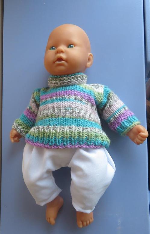 Chou Chou pop36 poppenkleertjes poppenkleding gebreid set155, Kinderen en Baby's, Speelgoed | Poppen, Nieuw, Babypop, Ophalen of Verzenden