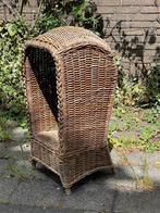 Vintage rotan strandstoel tuinstoel stoel voor kinderen izgs, Ophalen, Gebruikt, Rotan