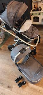Nuna Ivvi Kinderwagen met Reiswieg & Autostoel Adapters, Kinderen en Baby's, Kinderwagens en Combinaties, Gebruikt, Verstelbare duwstang