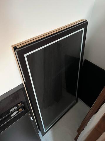 IKEA PAX komplement zwart Planken (2) + Glasplaat - 100cm beschikbaar voor biedingen