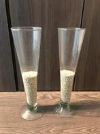 2 vaasjes glas, Ophalen of Verzenden