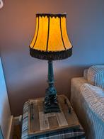 Vintage brocante lampenkap met franjes 28 cm, Huis en Inrichting, Lampen | Lampenkappen, Ophalen of Verzenden, Zo goed als nieuw