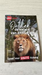 Artis toegangskaart, Tickets en Kaartjes, Recreatie | Dierentuinen, Ticket of Toegangskaart, Eén persoon