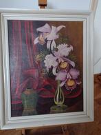 Schilderij Bloem stilleven Orchidee in vaas, Ophalen of Verzenden