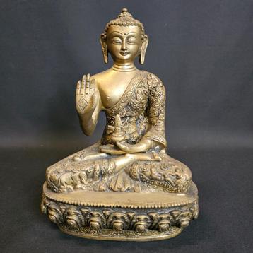 Medicijn boeddha beeld – brons – 22cm hoog – india beschikbaar voor biedingen