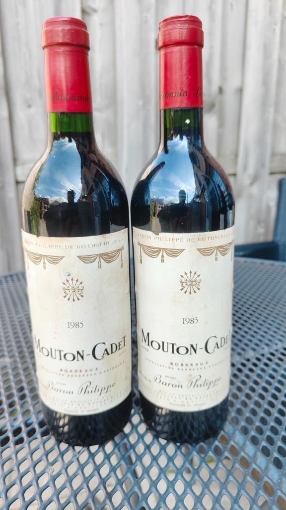 1985 Chateau Mouton Cadet Baron Philippe de Rothschild, Verzamelen, Wijnen, Nieuw, Rode wijn, Frankrijk, Vol, Ophalen of Verzenden