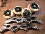 4x110 frame Simmons, Matter Mi3 wielen, Ophalen of Verzenden, Zo goed als nieuw, Inline skates 4 wielen, Powerslide