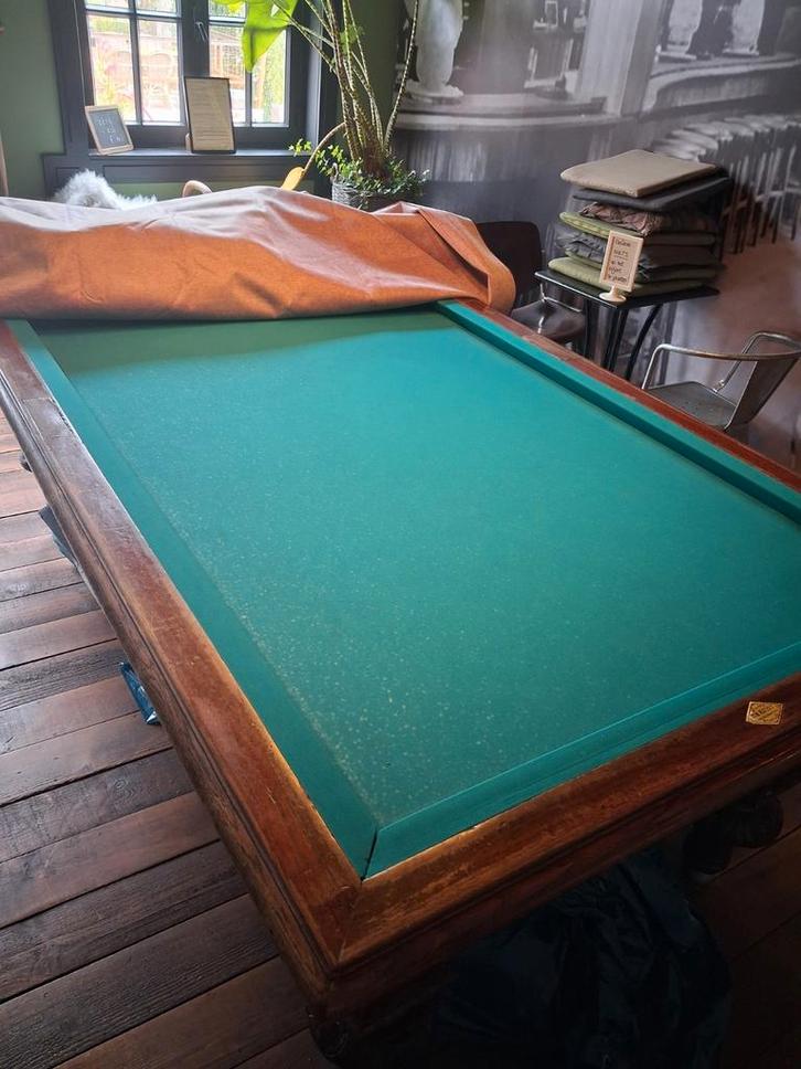 nostalgisch cafe biljart, Sport en Fitness, Biljarten en Poolen, Zo goed als nieuw, Biljarttafel, Ophalen