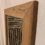 Spiegel (facet) – robuuste lijst - 150 x 80 cm - TTM Wonen, Huis en Inrichting, Woonaccessoires | Spiegels, TTM Wonen, Meubels – (Perzische) Tapijten en Woonaccessoires