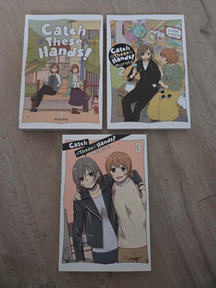 Catch These Hands 1-3 (Engels) (manga), Boeken, Strips | Comics, Zo goed als nieuw, Meerdere comics, Japan (Manga), Ophalen of Verzenden