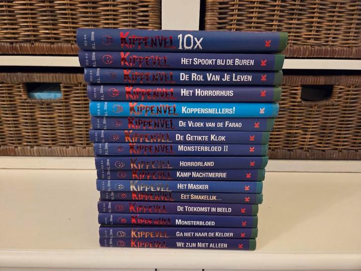 Kippenvel boekjes (16 stuks) zie beschrijving, Boeken, Kinderboeken | Jeugd | 10 tot 12 jaar, Gelezen, Ophalen of Verzenden