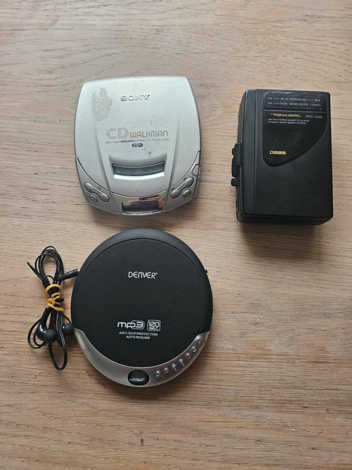 Vintage Draagbare Audio Spelers - Walkman, Discman, Audio, Tv en Foto, Walkmans, Discmans en Minidiscspelers, Walkman, Ophalen of Verzenden