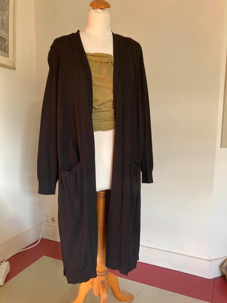 Yesta vest maat 3 = XL, Kleding | Dames, Grote Maten, Zo goed als nieuw, Trui of Vest, Zwart, Ophalen of Verzenden