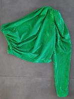 groen topje met glinsters, Maat 42/44 (L), Nieuw, Ophalen of Verzenden, Zonder mouw