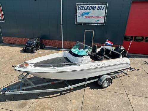Zeer nette speedboot/consoleboot nordkapp 605, Watersport en Boten, Vis- en Consoleboten, Zo goed als nieuw, 70 pk of meer, 6 meter of meer